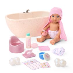 ACCESSOIRE OG PETITE SOEUR - COFFRET BÉBÉ LACY ET SON BAIN 39 CM (15
